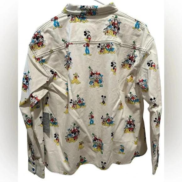 Disney Mickey and Friends Cotton Button Down Shirt - Picture 2 of 5
